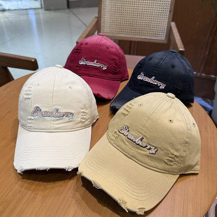 Women's Distressed Cotton Cap Kalsten