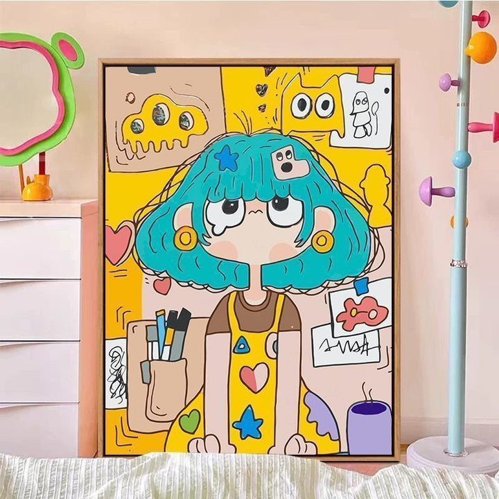 Colorful Abstract Canvas Art Kalsten