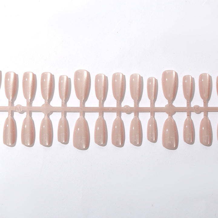 Elegant Press-On Nail Set with Glossy Finish Kalsten
