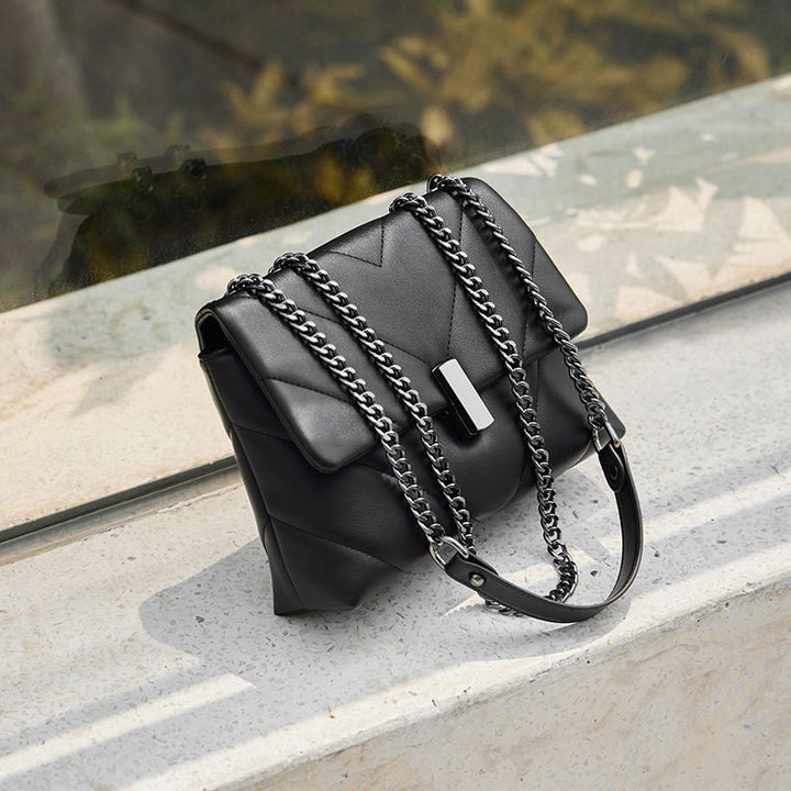 Elegant Quilted Shoulder Handbag Kalsten