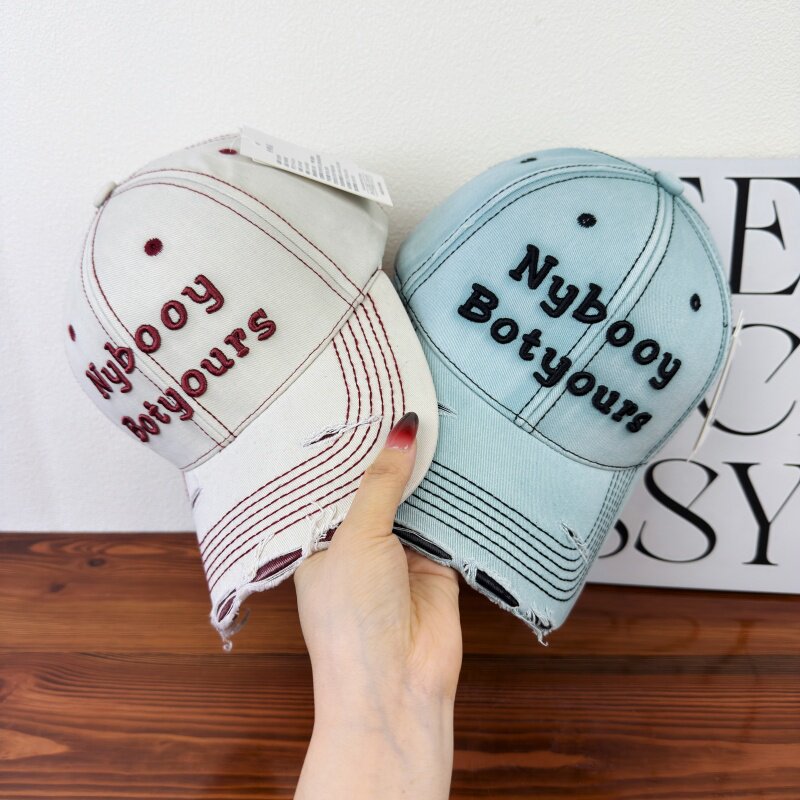 Women's Distressed Adjustable Baseball Cap Kalsten