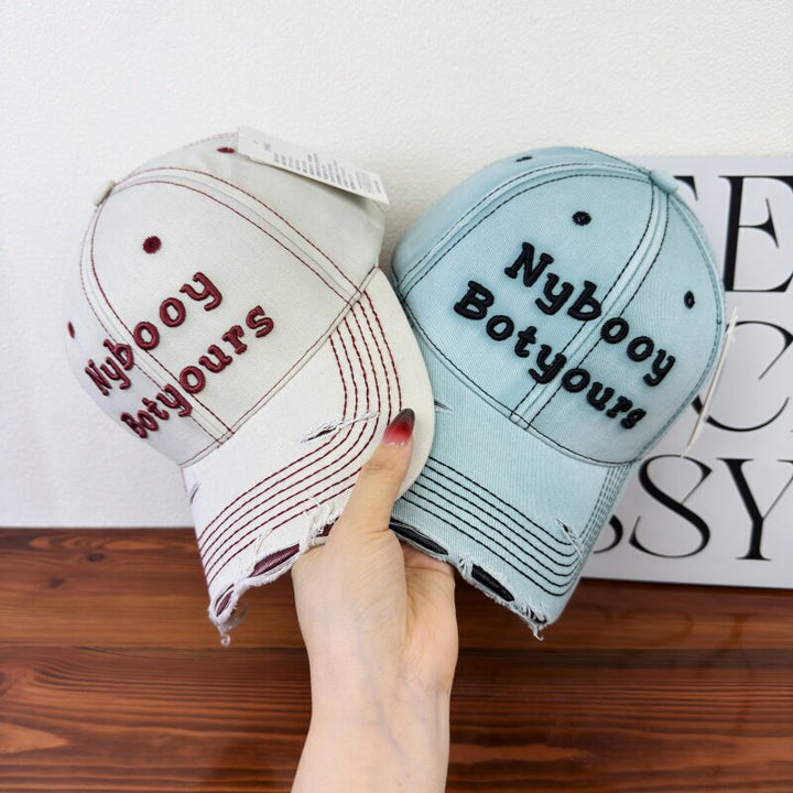 Women's Distressed Adjustable Baseball Cap Kalsten