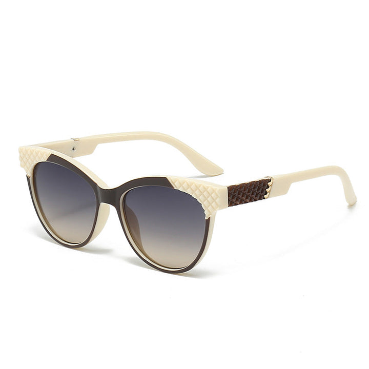 Women's Cat-Eye Sunglasses with Structured Frame and UV Protection Kalsten