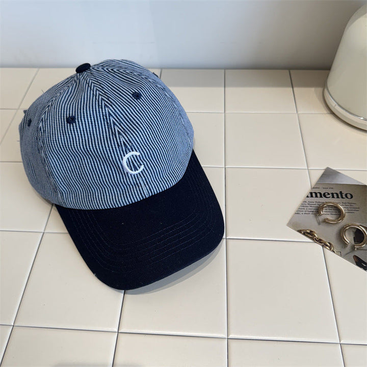 Men's Classic Striped Baseball Cap Kalsten