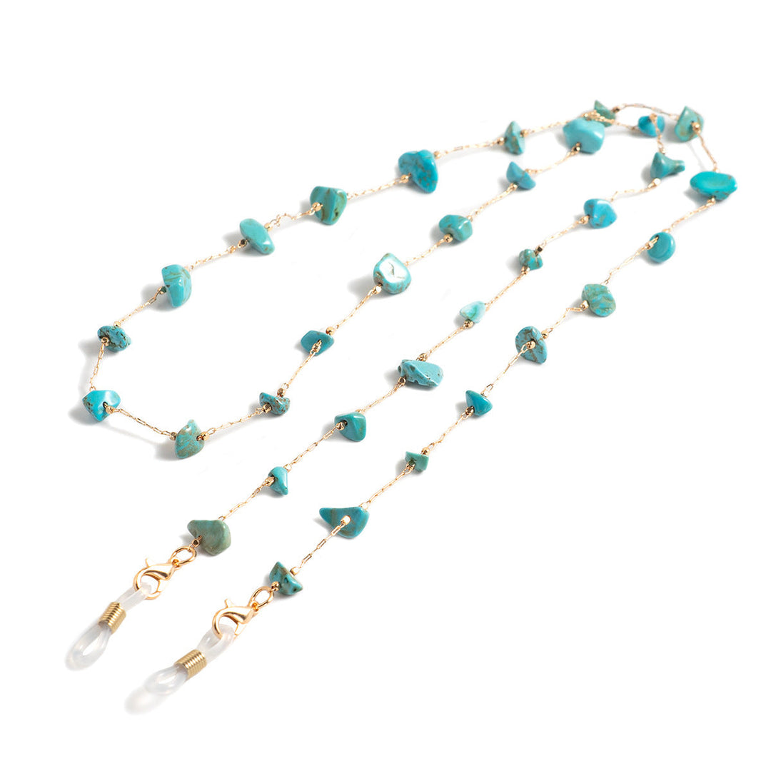 Delicate Gemstone Bead Eyewear Chain Kalsten