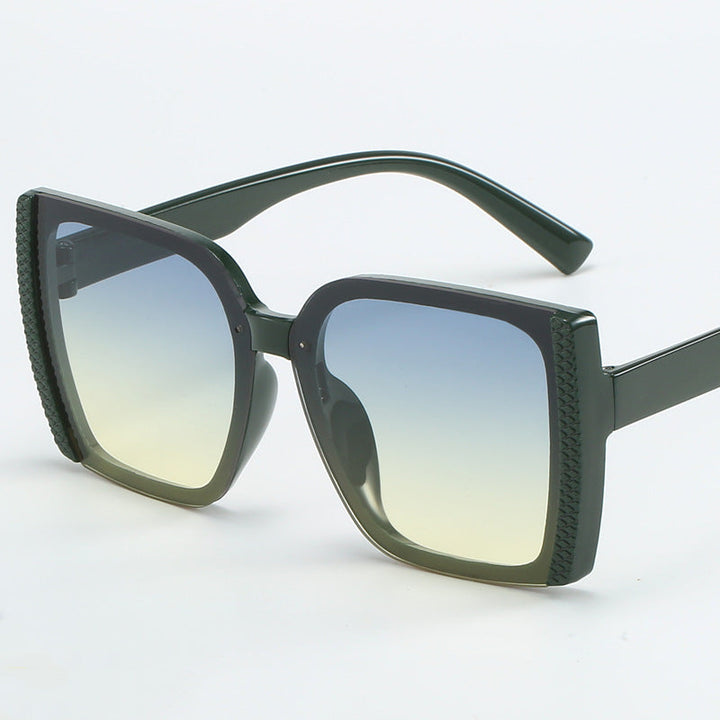 Women oversized designer sunglasses in modern woven design Kalsten