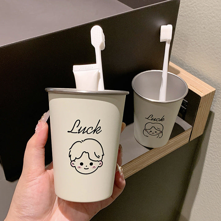 Ceramic mug with cheerful face design Kalsten
