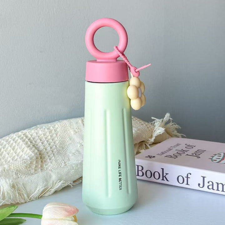 Ladies stylish water bottle with practical carry handle Kalsten