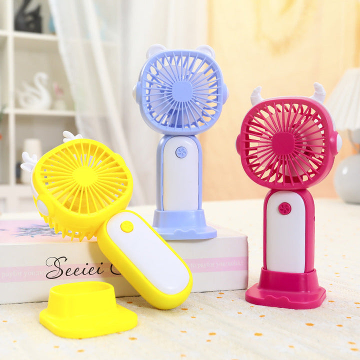 Ladies Portable Hand Fan with Cute Design Kalsten