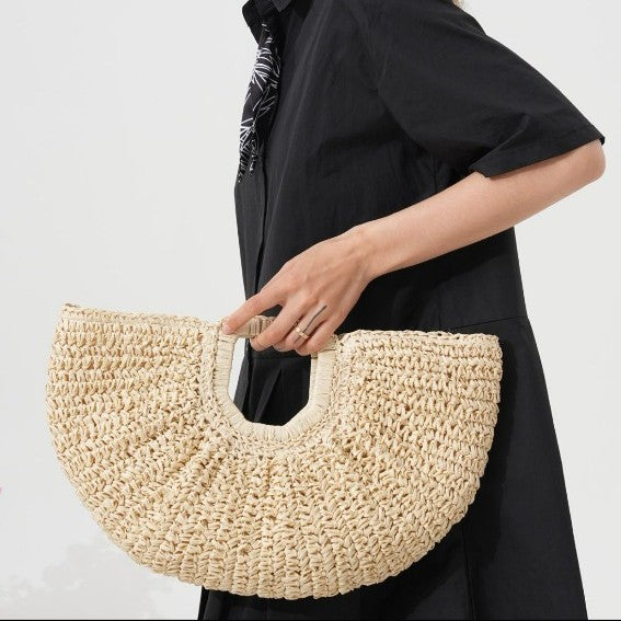 Designer Bast handbag with unique cut Kalsten
