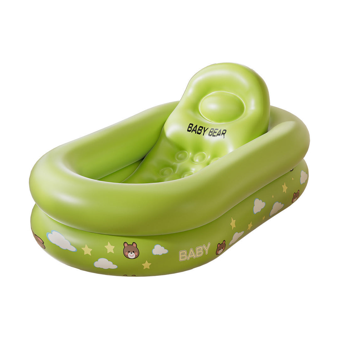 Women Inflatable Baby Bathtub with Ergonomic Design Kalsten