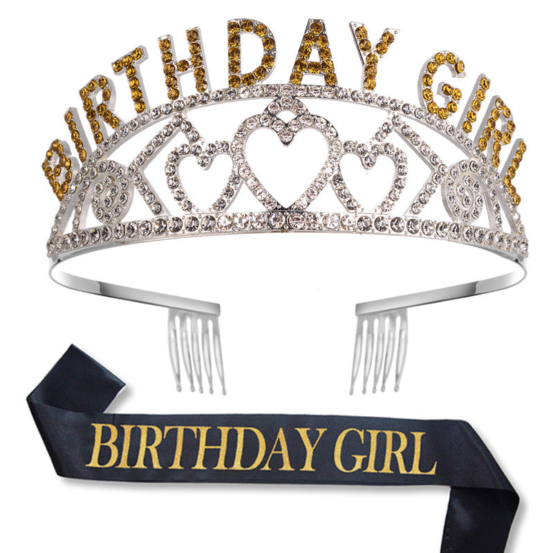 Ladies Glittering Birthday Crown Kalsten