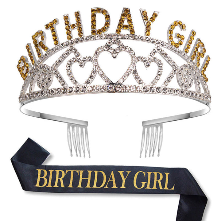 Ladies Glittering Birthday Crown Kalsten