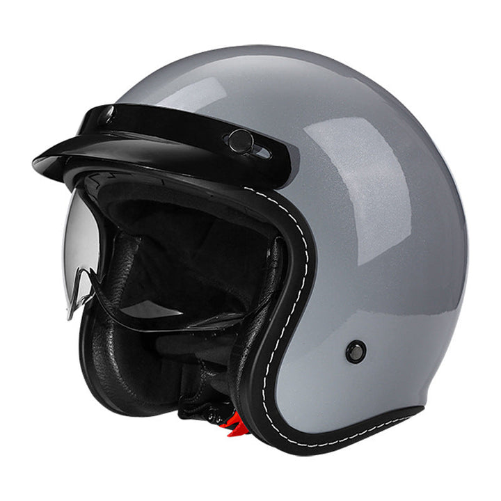 Retro Open-Face Motorcycle Helmet Kalsten