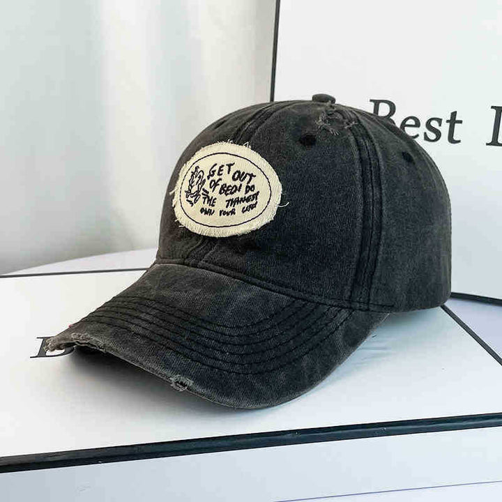 Women's Casual Distressed Cotton Baseball Cap Kalsten