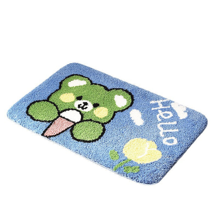 Playful Cartoon Bath Mat Kalsten