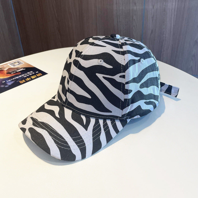 Women's Trendy Animal Print Adjustable Baseball Cap Kalsten