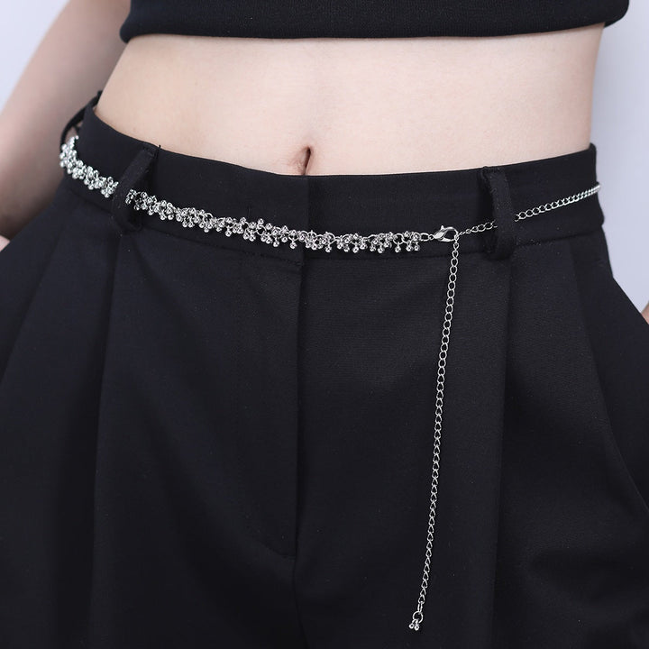 Sparkling chain belt with rhinestones Kalsten