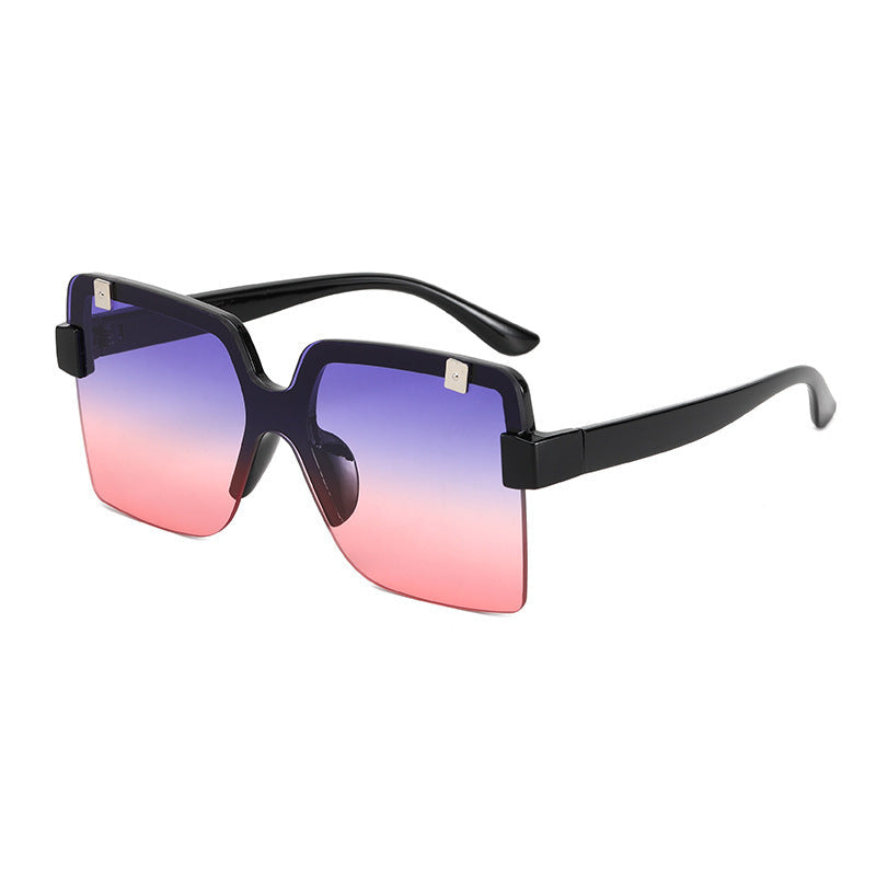Women's Fashion Oversized Sunglasses with Futuristic Design Kalsten