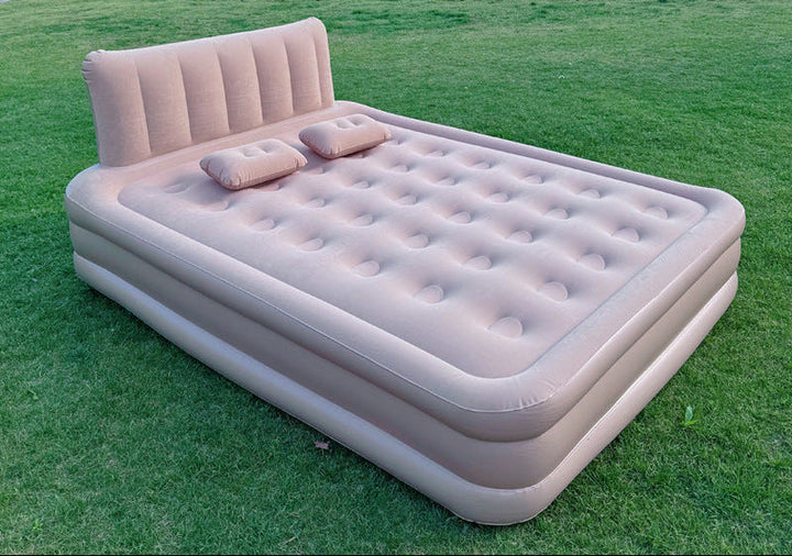 single self-inflating air mattress with built-in electric pump and integrated inflatable pillow Kalsten