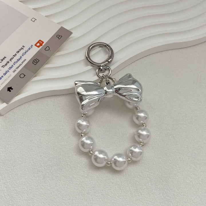 Elegant Pearl Bow Keychain Kalsten