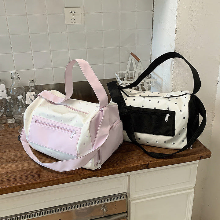 Sporty shoulder bag with practical slip pockets Kalsten