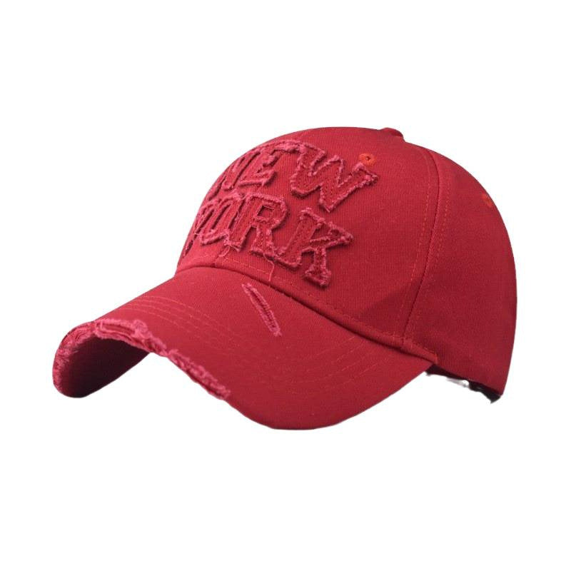 Women's Distressed Embroidered Baseball Cap Kalsten