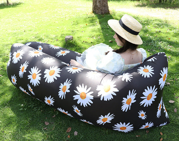 inflatable outdoor air lounger with heavy-duty oxford fabric and rapid-fill valve Kalsten