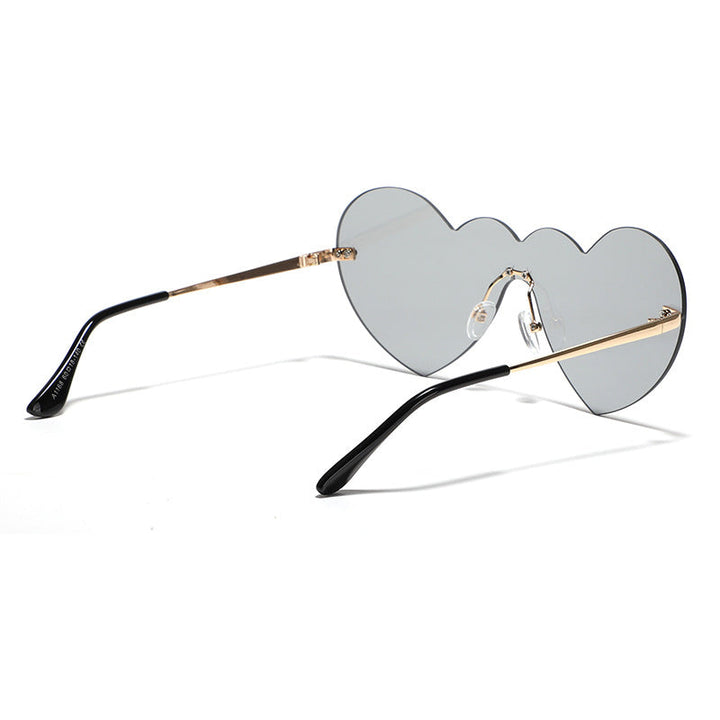 Ladies extravagant heart sunglasses with protective lenses Kalsten