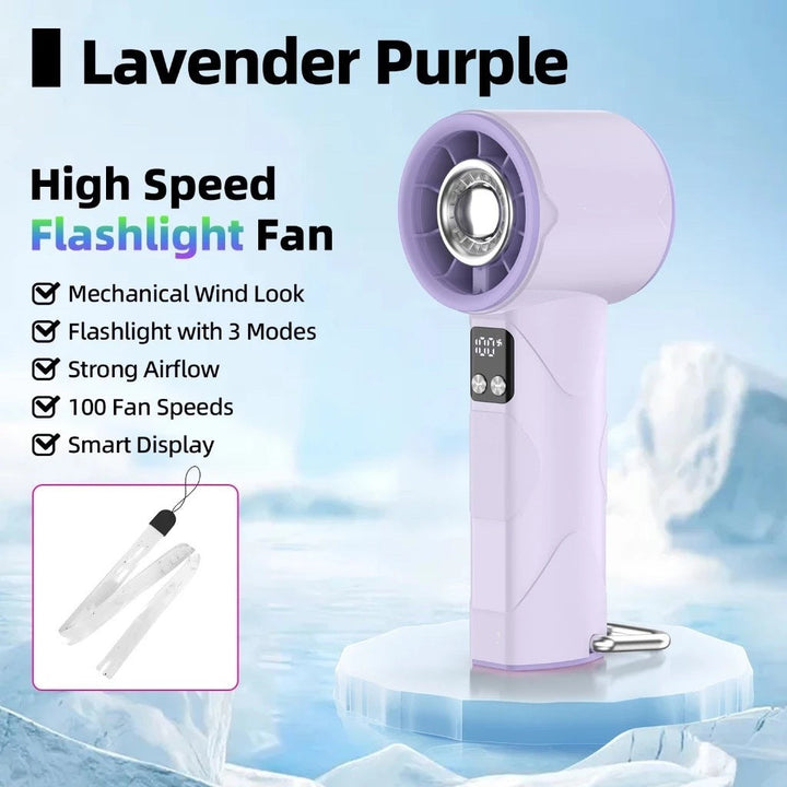 Ladies high-speed fan with flashlight Kalsten