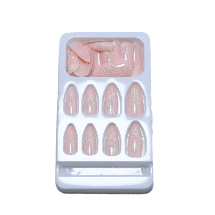 Frosted Snowflake Press-On Nail Set Kalsten