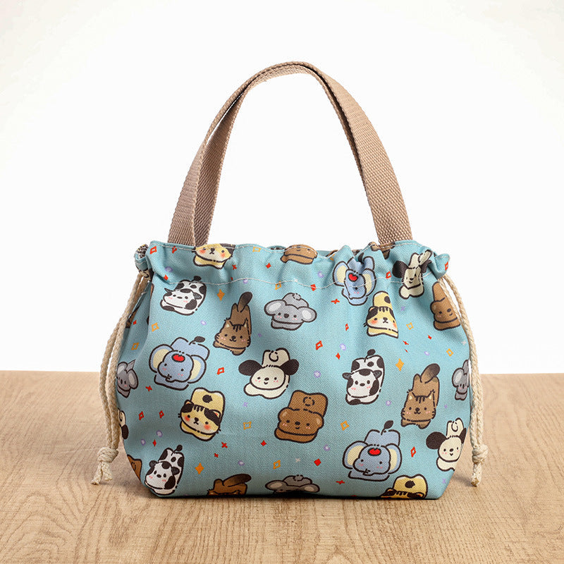 Drawstring Cat-Themed Storage Bag Kalsten
