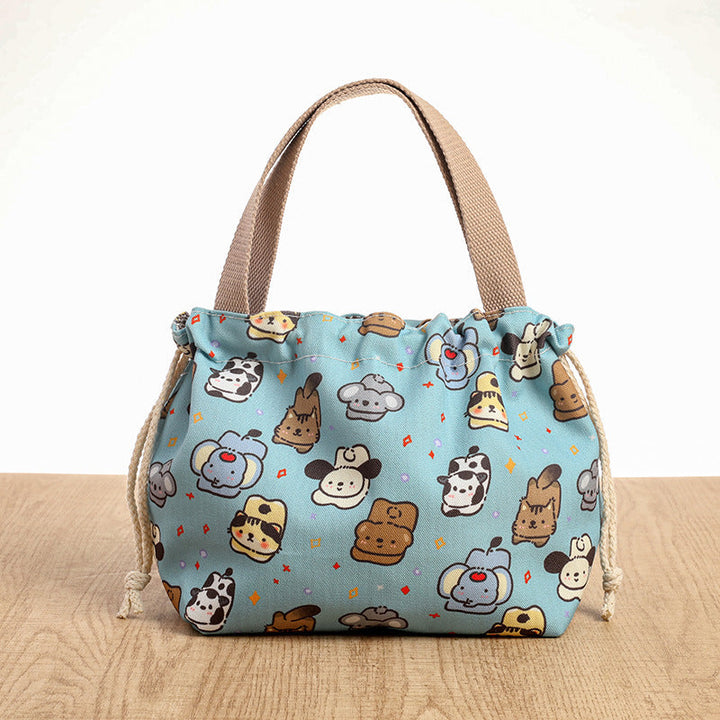 Drawstring Cat-Themed Storage Bag Kalsten