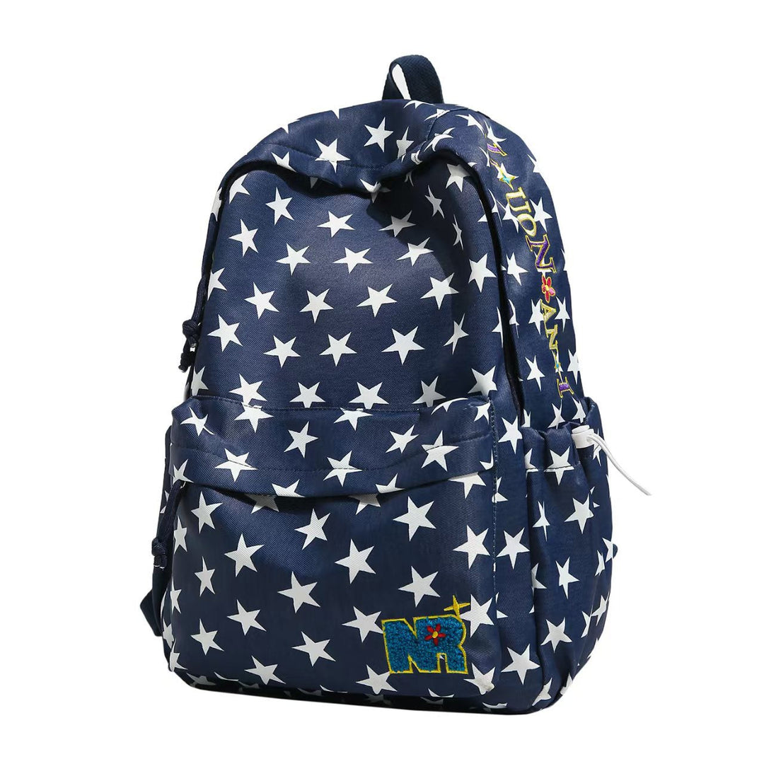 Star-Patterned Casual Backpack Kalsten