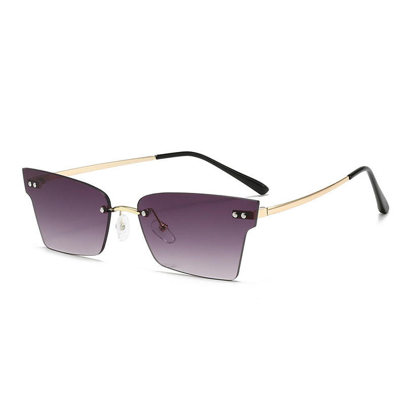 Ladies trendy geometric sunglasses with ultra-light frame Kalsten