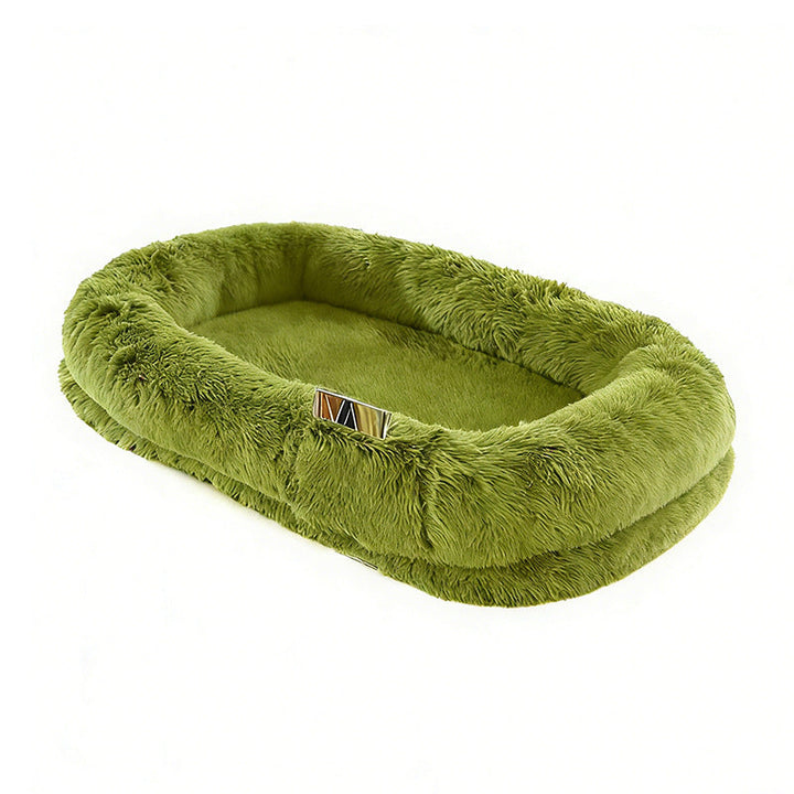 Plush Faux Fur Blanket   Dog Bed