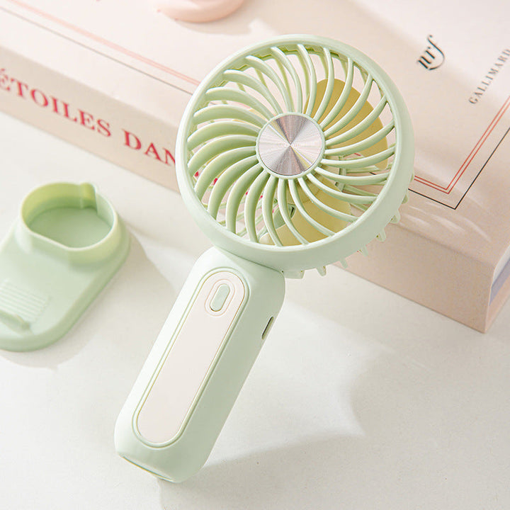 Unisex portable hand cooling fan with Peltier cooling module, stepless speed control and LED digital display Kalsten