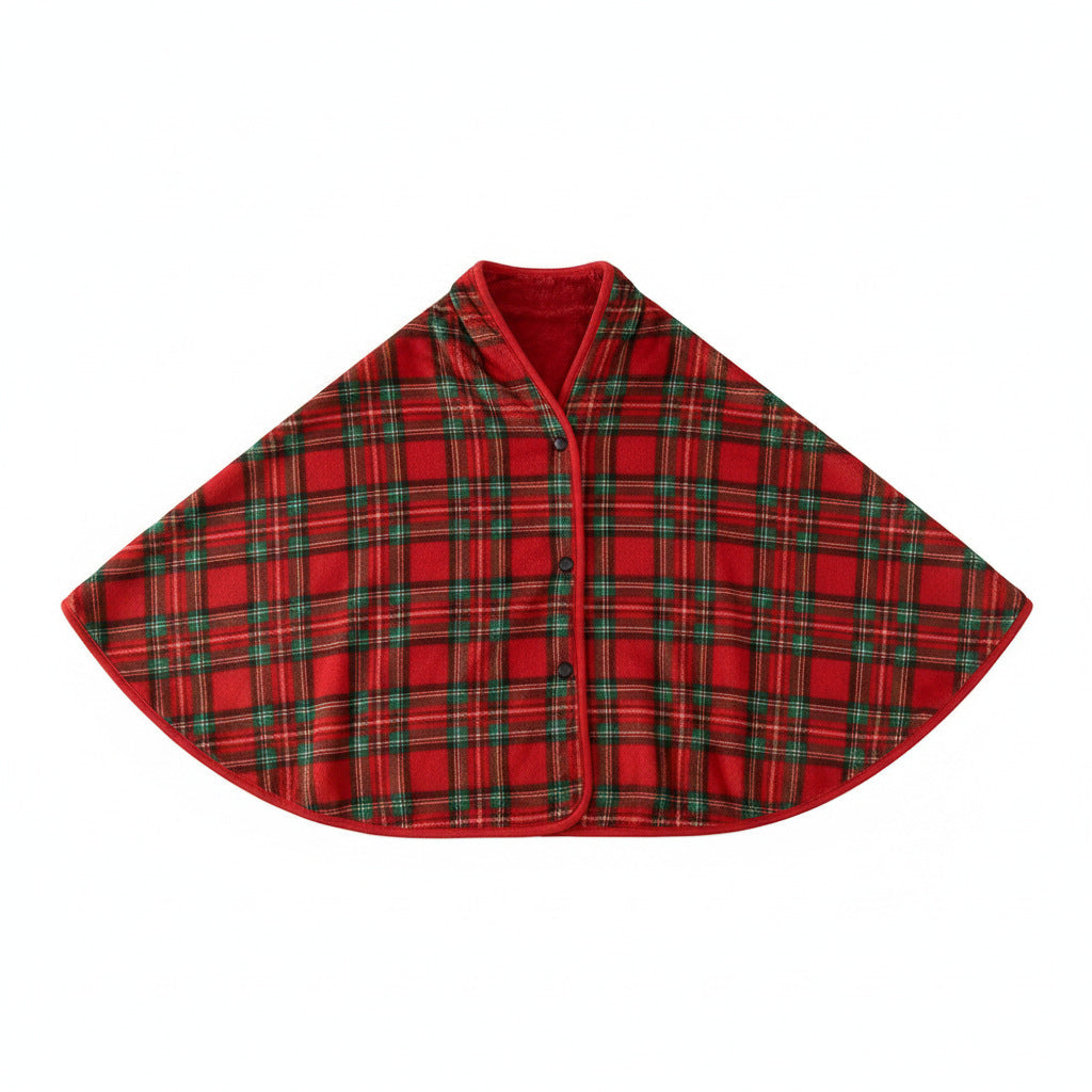 Ladies Cozy and Fashionable Blanket with Checkered Pattern Kalsten