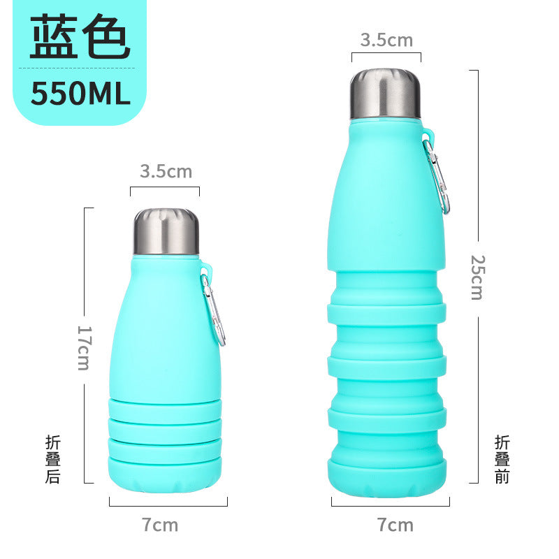 Women collapsible silicone water bottle Kalsten