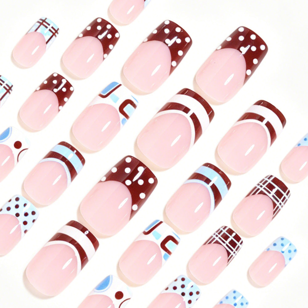 Artistic French Tip Nail Design Acalora 1788858466