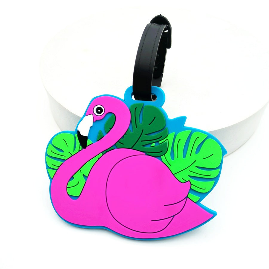 Tropical Flamingo Luggage Tag Kalsten