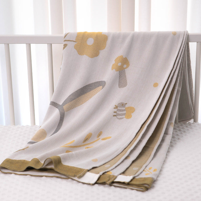 Ladies bedspread with playful nature motif Kalsten