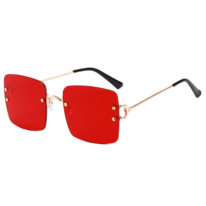 Women square sunglasses with an elegant metal frame and sturdy lenses Kalsten
