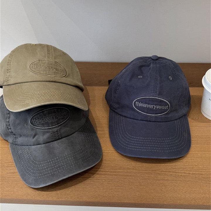 Men's Casual Distressed Cotton Baseball Cap Kalsten