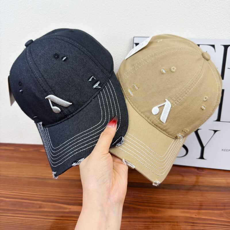 Men's Distressed Denim Style Cap Kalsten