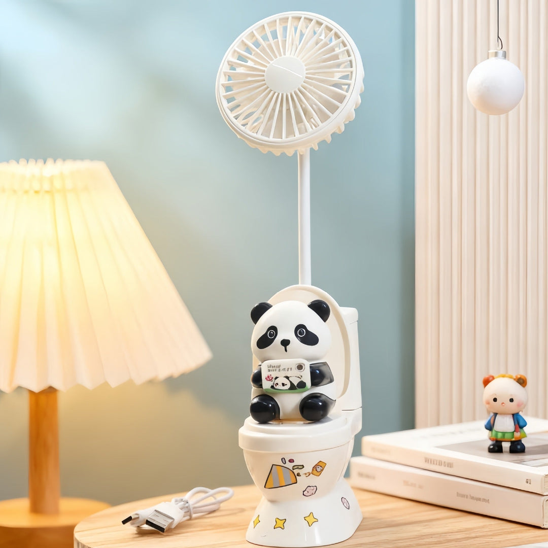 Unisex Creative Table Fan with Processed Design Kalsten