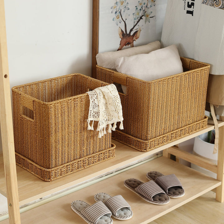 Handwoven Decorative Storage Chest Kalsten