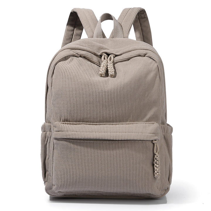 Textured Corduroy Backpack Kalsten