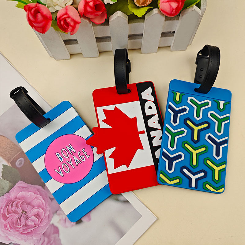 Unisex Vibrant Patterned Luggage Tag Kalsten