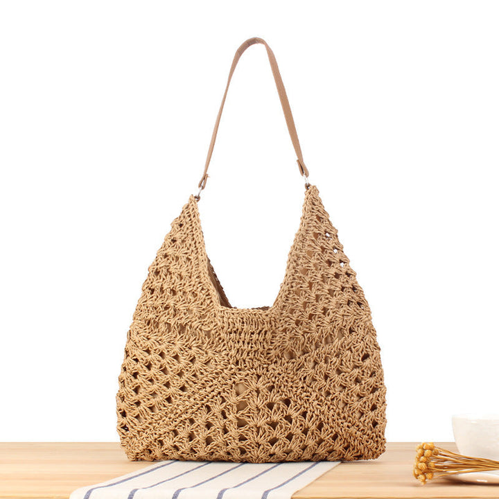 Macrame Crossbody Bag in Elegant Crocheted Design Kalsten